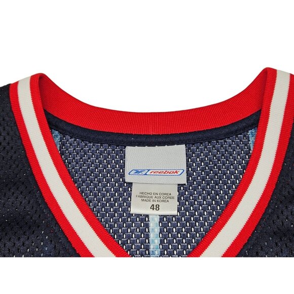 VTG Reebok Authentic Houston Rockets Steve Francis SIGNED Jersey Blue Size 48 - Picture 13 of 16